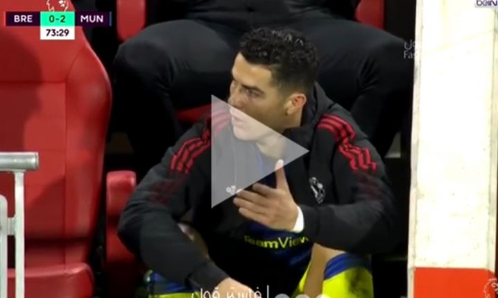 ZACHOWANIE Cristiano Ronaldo po zejściu z boiska... [VIDEO]